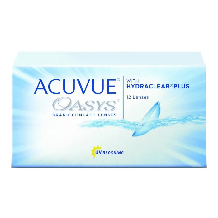 Acuvue Oasys Hydraclear Contact Lenses 2 Weeks Replacement -3.75 BC/8.4 12 Units
