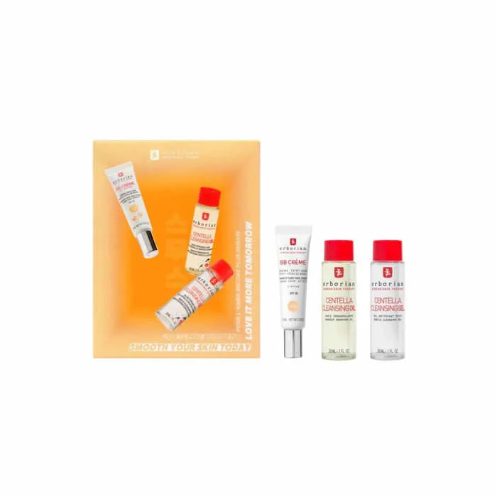 Erborian BB Crème Au Ginseng Doré Spf 20 15ml Set 3 Pieces
