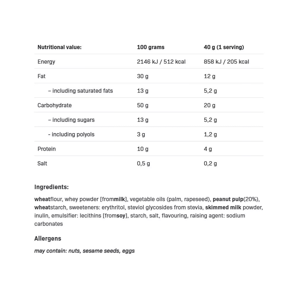 ALLNUTRITION Fitking Delicious Wafers (80 g, Peanut)