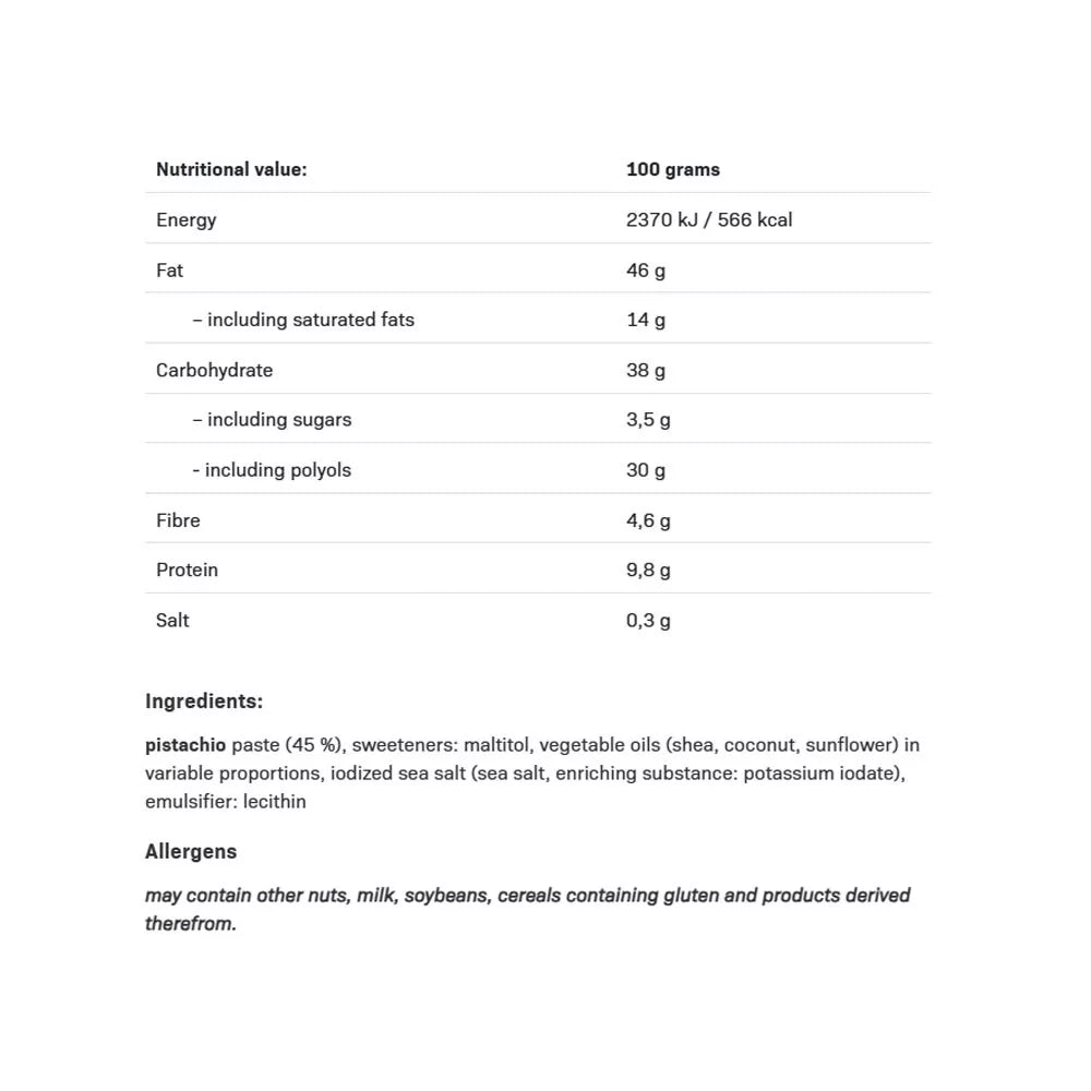 ALLNUTRITION NUTLOVE Pistachio (200 g, Smooth)