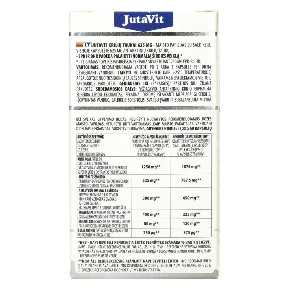 JutaVit Krill Capsule (60 Softgels)