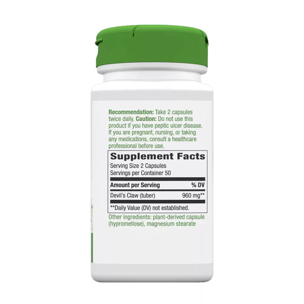 Nature's Way Devil’s Claw Secondary Root (100 Capsules)