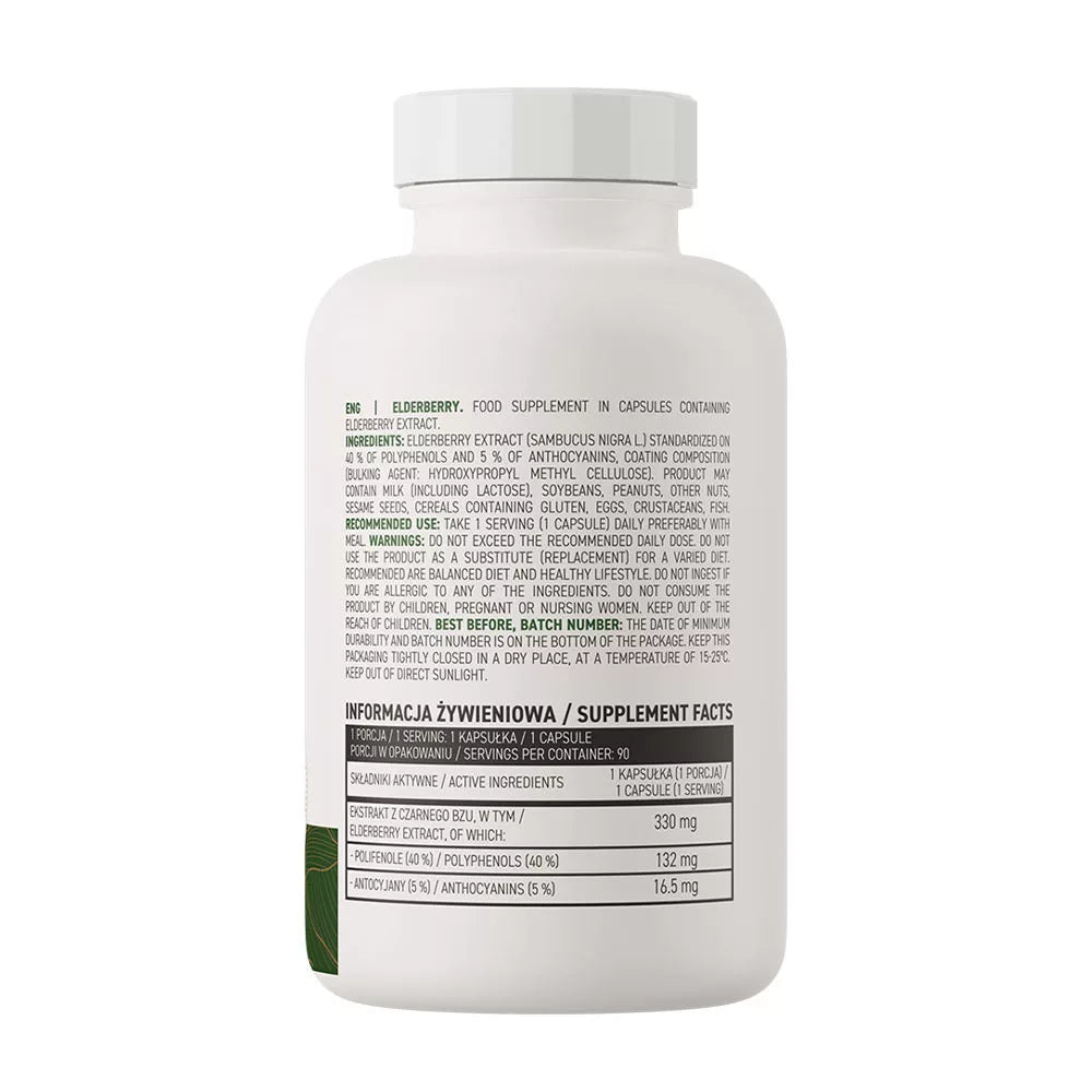 OstroVit Elderberry VEGE (90 Capsules)