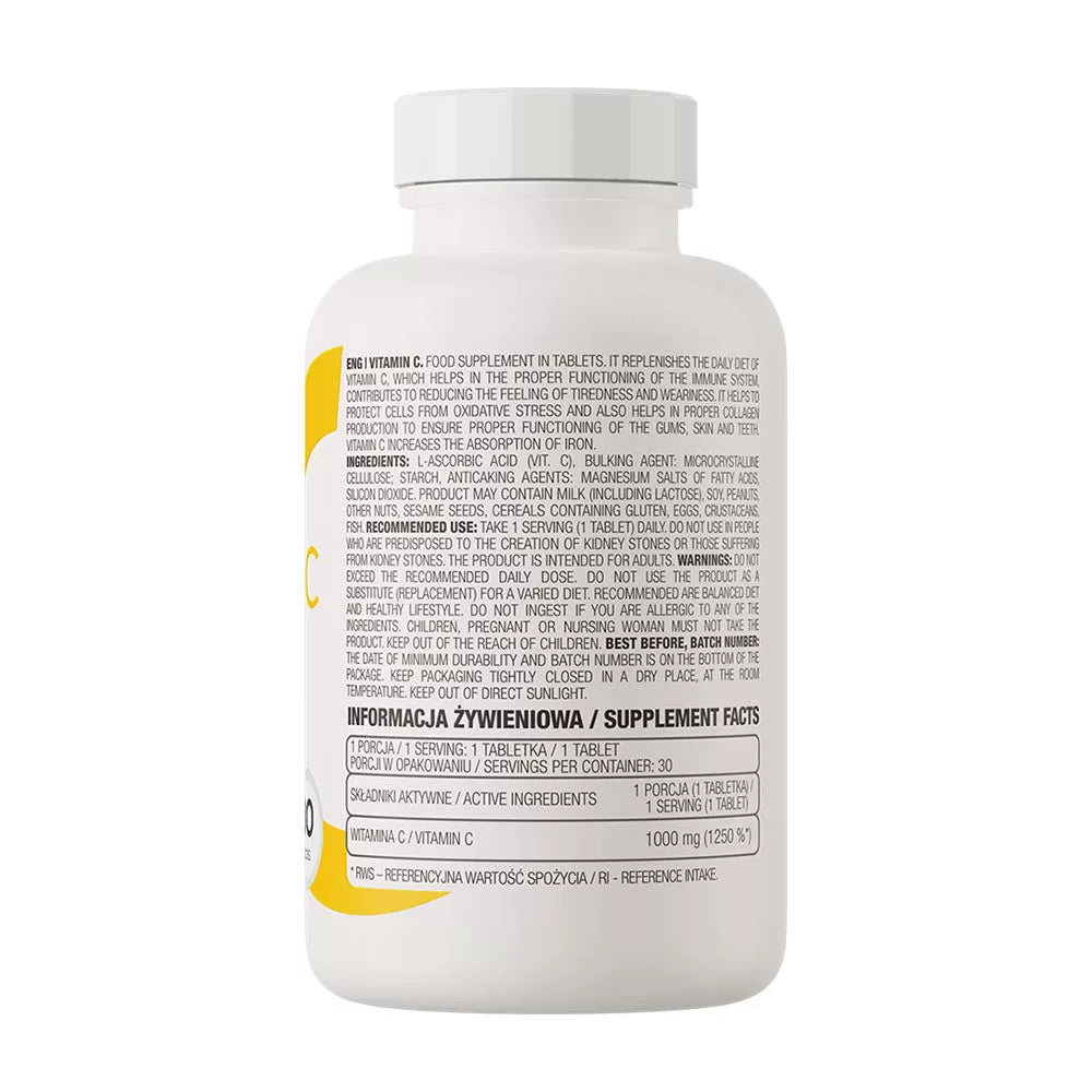OstroVit Vitamin C 1000 mg (30 Tablets)
