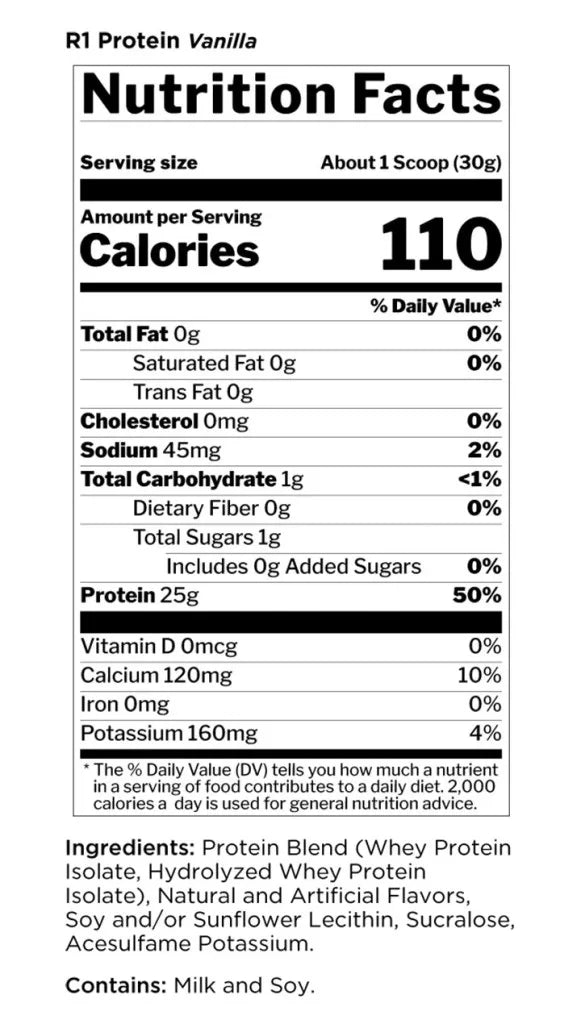 Rule1 R1 Protein (4530 g, Vanilla Creme)
