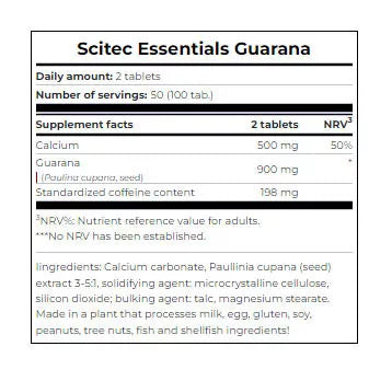 Scitec Nutrition Super Guarana (100 Tablets)