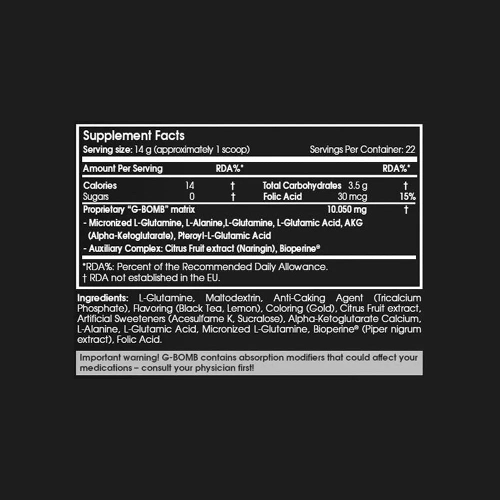 Scitec Nutrition G-Bomb 2.0 (500 g, Lemon Iced Tea)