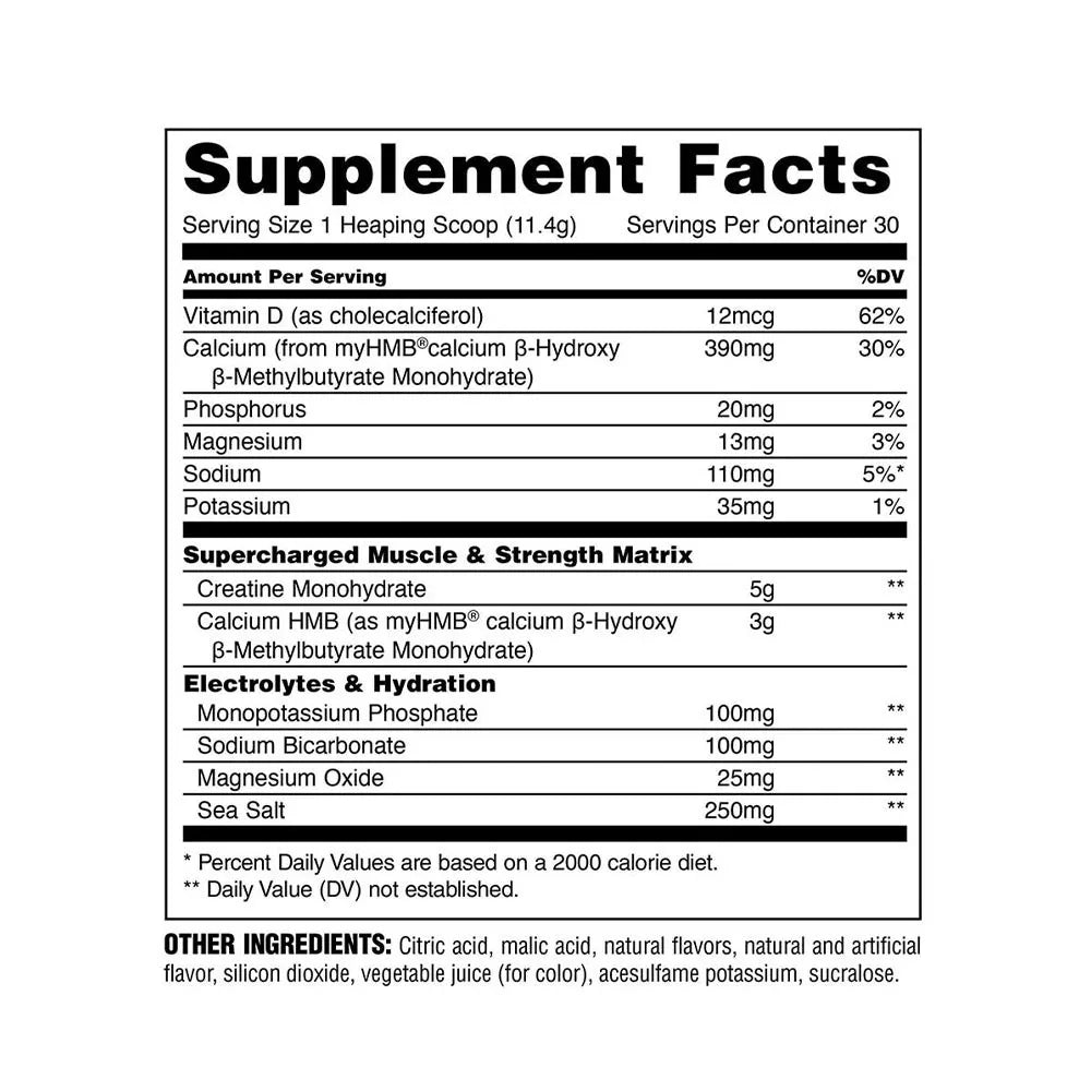 Universal Nutrition Creatine HMB+ (327 g, Power Punch)