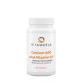 Vitaworld Calcium 600 plus vitamin D3 (60 Tablets)