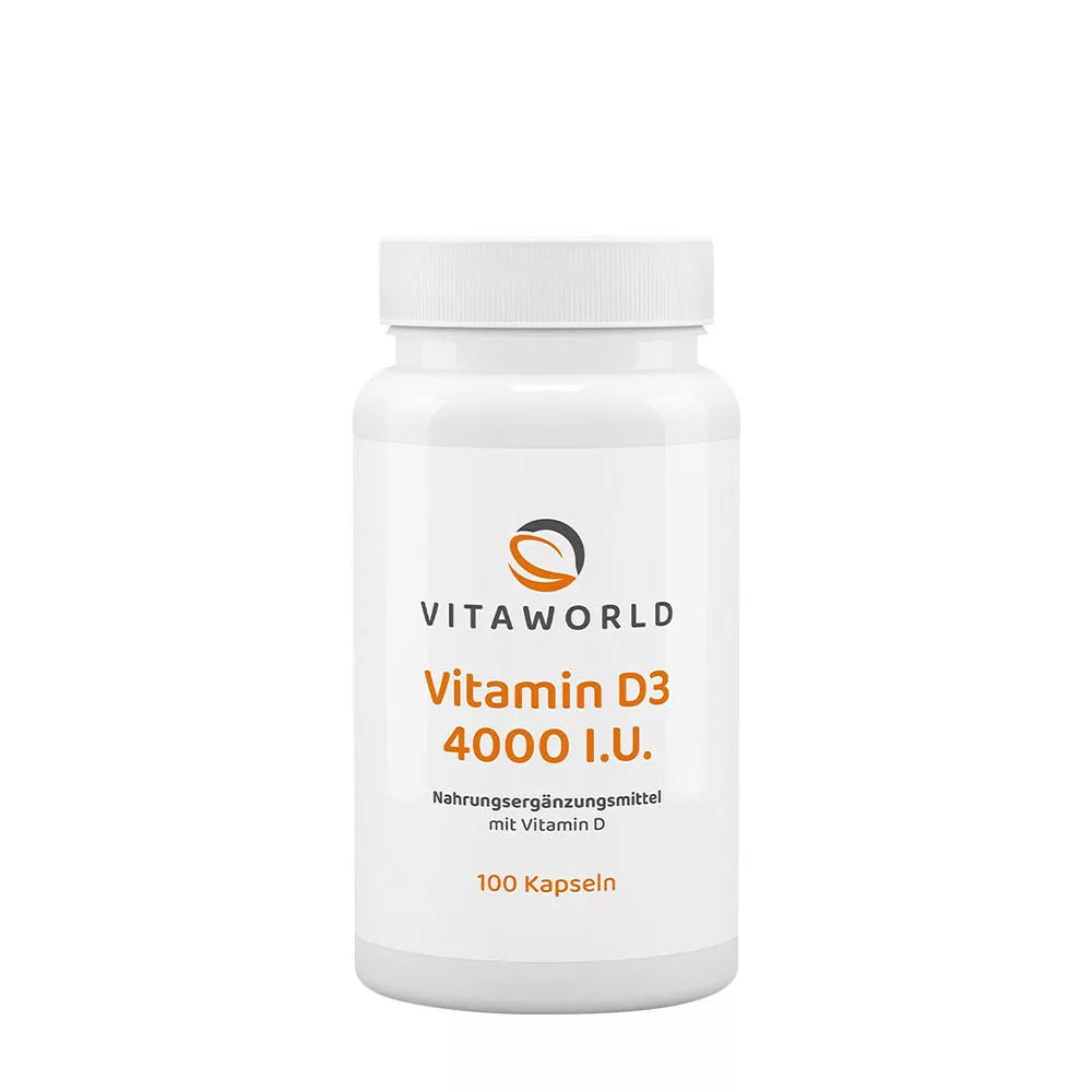 Vitaworld Vitamin D3 4000 IU (100 Capsules)